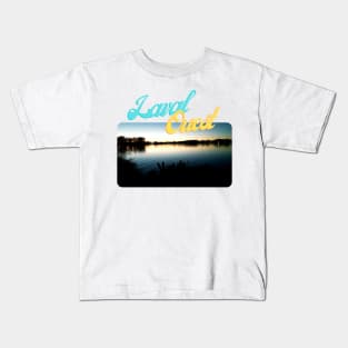 Sunset at Laval-Ouest Kids T-Shirt